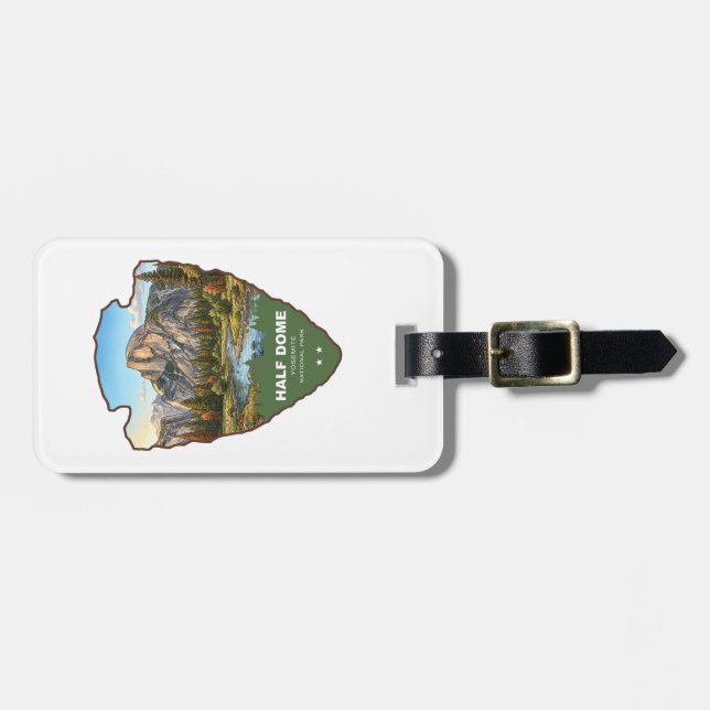 Half Dome Yosemite National Park Pilspets Bagagebricka (Horisontell Framsida)