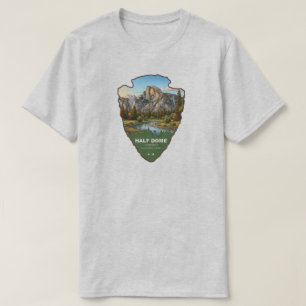 Half Dome Yosemite National Park Pilspets T Shirt