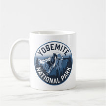 Half Dome Yosemite Rund Emblem