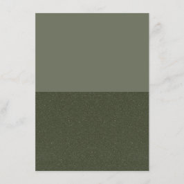 Half & Half Moss Green Enclosure Card – Anpassa Tilläggskort