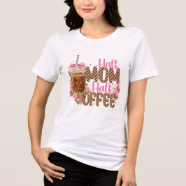 Half Mom Half Coffee Tröja – Söt mors dag 