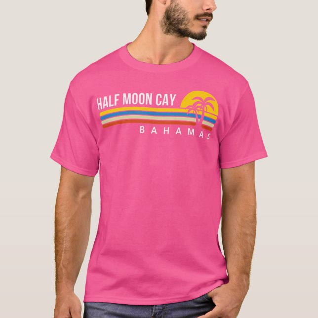 Half Moon Cay Bahamas-souvenirer T Shirt (Framsida)