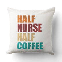 Half Nurse Half Coffee Funny Nurse