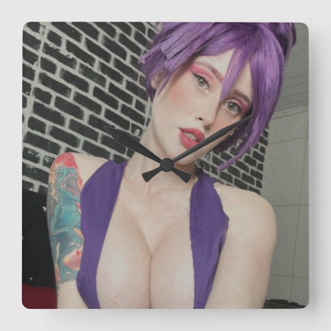 Halfangel66 lila klocka (Framsida)