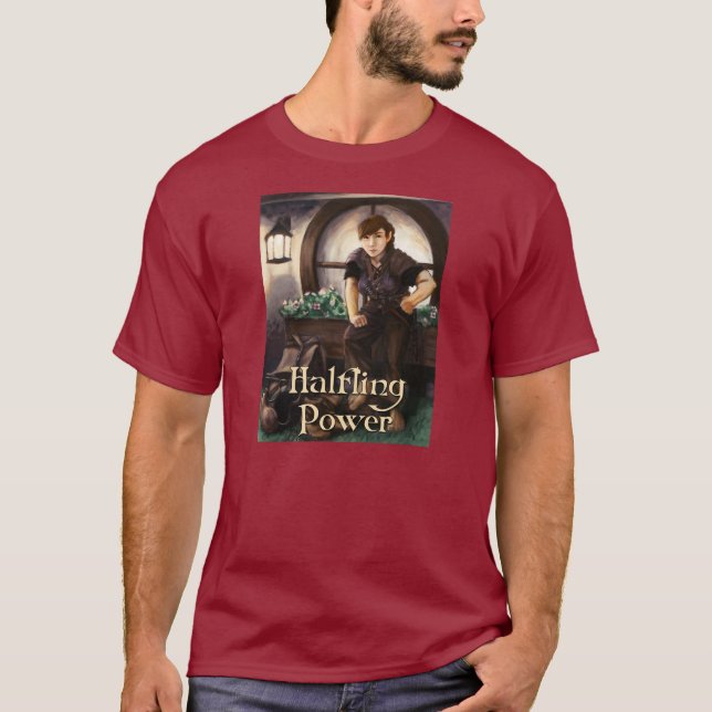 Halfling driver T-tröja T Shirt (Framsida)
