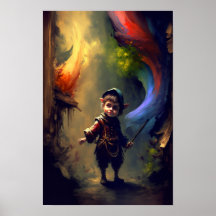 Halfling Rövare Fantasy Affisch | RPG Konst 1