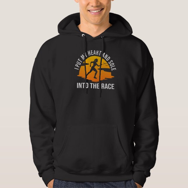 Halfmarathon 1 hoodie (Framsida)
