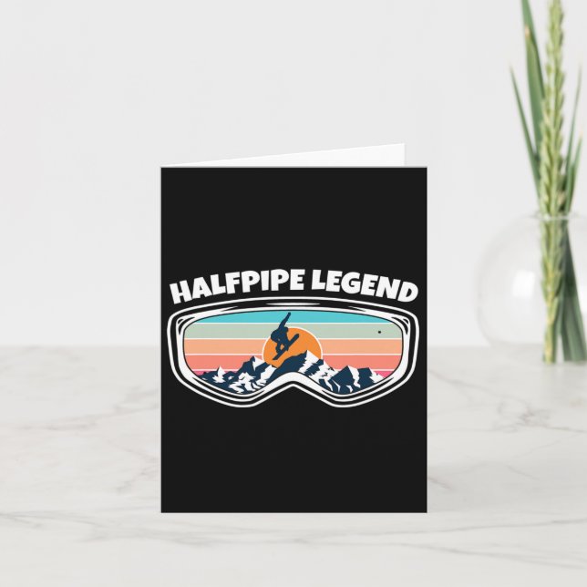 Halfpipe Snowboarding Goggles as Halfpipe Snowboar Kort (Framsida)