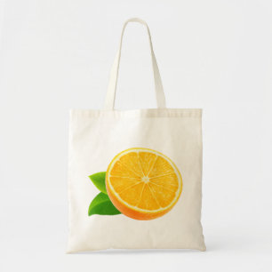 Hälften av orange frukt tygkasse