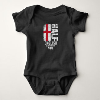 Hälften engelska är bättre än Ingen funny engelska T Shirt