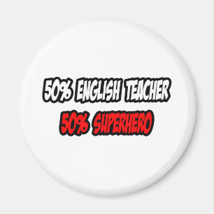 Hälften engelska lärare...Halva superhjälten Magnet