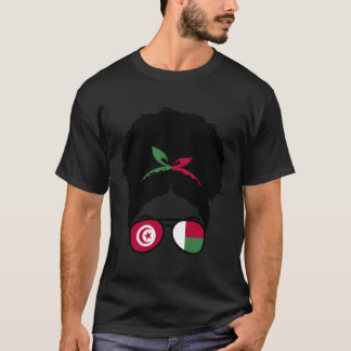 Hälften tunisiska halvmadagaskiska afghanska Tunis T Shirt