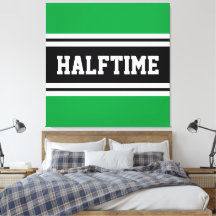 HALFTIME Kelly Grönt Black White Tävla Rand