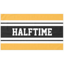 HALFTIME Sporty Bright Gult Black White Rand
