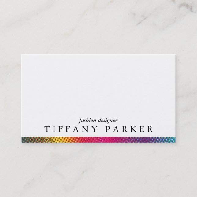 Halftone Färg Visitkort (Framsida)