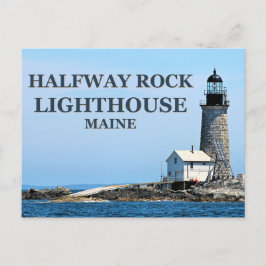 Halfway Rock Lighthouse, Maine vykort