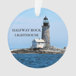 Halfway Sten fyr, Maine Helgdag Ornament
