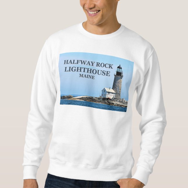 Halfway Sten fyr, Maine Sweatshirt (Framsida)