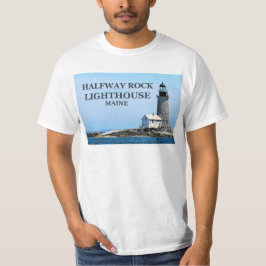 Halfway Sten fyr, Maine T-Shirt