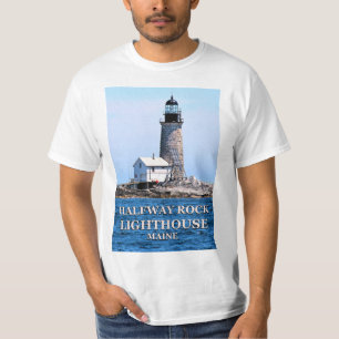 Halfway Sten fyr, Maine T-Shirt