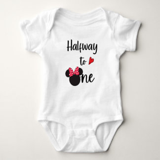 Halfway till One Minnie Bodykostym T Shirt