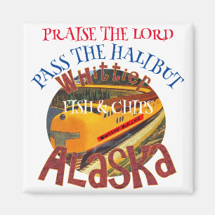 Halibut Fish & Chip Magnet