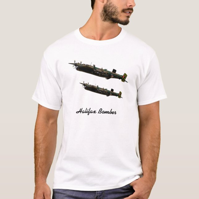 Halifax Bomber T Shirt (Framsida)