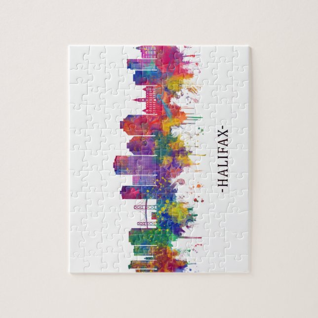 Halifax Canada Skyline Pussel (Vertikal)