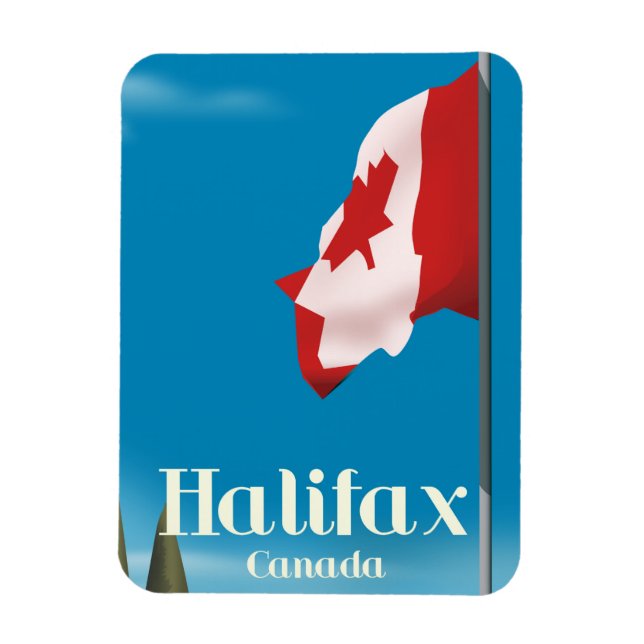 Halifax Canada Travel-affisch Magnet (Vertikal)