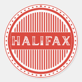 Halifax City Pride-symbol – Kanadensisk identitet Runt Klistermärke