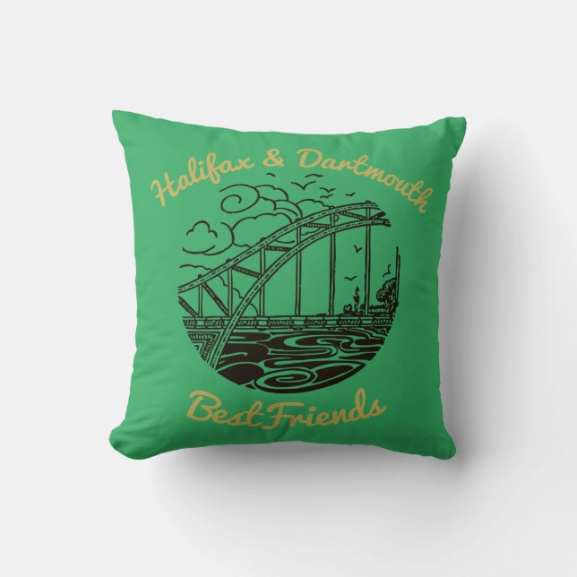Halifax Dartmouth, bästa vän pride Kanada 902 Th Kudde (Framsida)