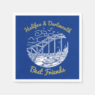 Halifax Dartmouth, bästa vänner party napkin Pappersservett