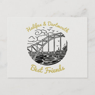 Halifax Dartmouth N.S. Best Friends-vykort Vykort