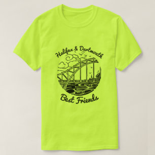 Halifax Dartmouth Nova Scotia Best Friends-skjorta T Shirt