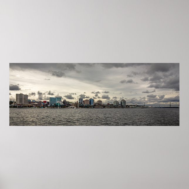 Halifax Harbor Skyline Poster (Framsidan)