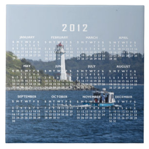 Halifax Harbour Calendar Tile Kakelplatta