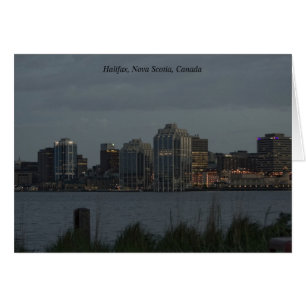 Halifax Harbour-kort Hälsningskort