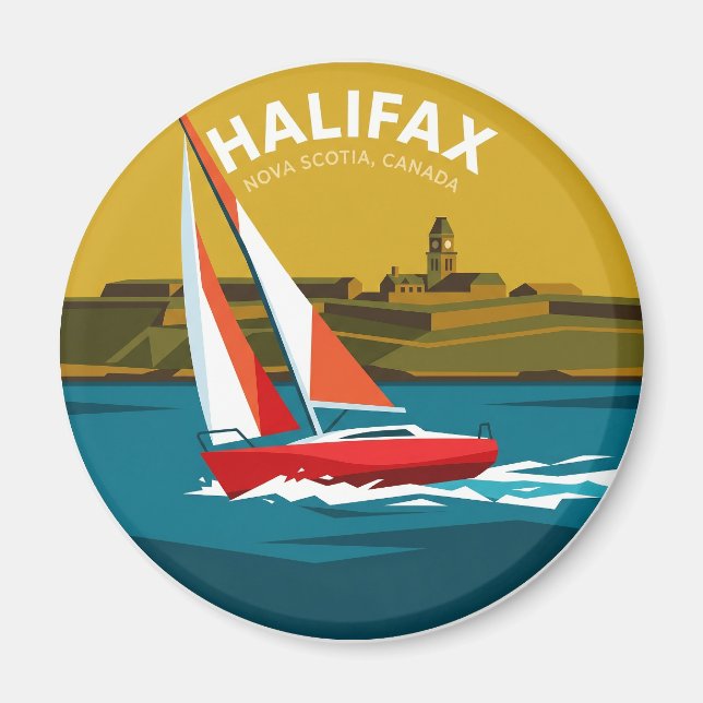 Halifax Kanada Magnet (Framsidan)