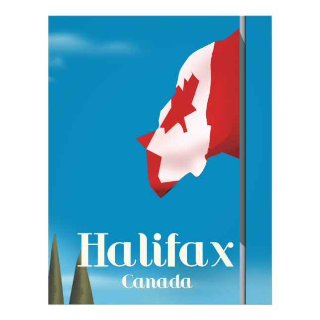 Halifax Kanada resa poster (Framsidan)