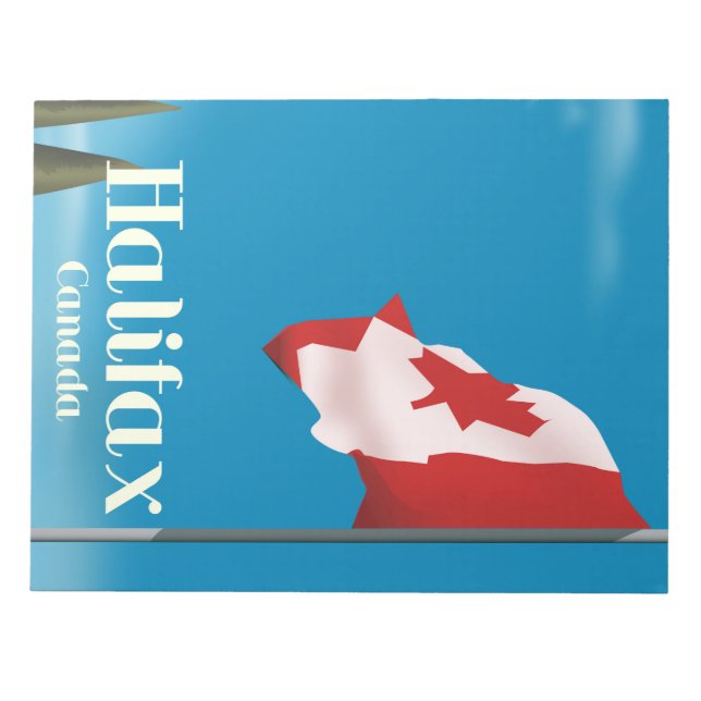 Halifax Kanada Resaaffisch Anteckningsblock (Framsida)