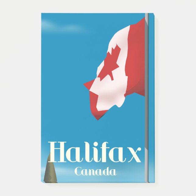 Halifax Kanada Resaaffisch plakat Post-it Block (Framsida)