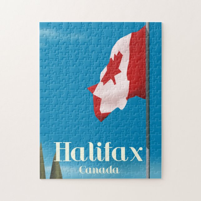 Halifax Kanada Resaaffisch Pussel (Vertikal)