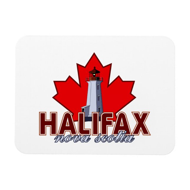 Halifax Lighthouse Magnet (Horisontell)