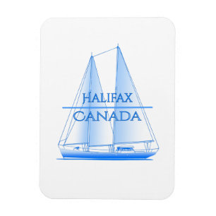 Halifax Nautical Sailing Sailor Magnet