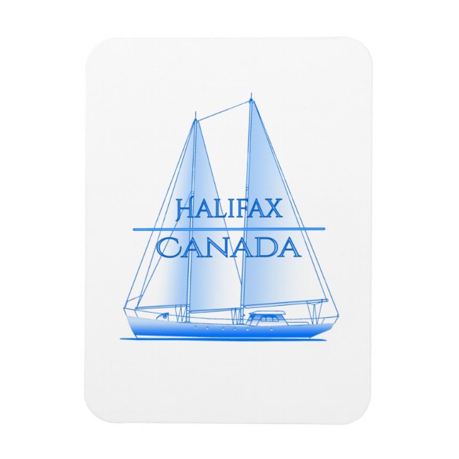 Halifax Nautical Sailing Sailor Magnet (Vertikal)