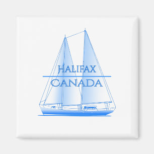 Halifax Nautical Sailing Sailor Magnet