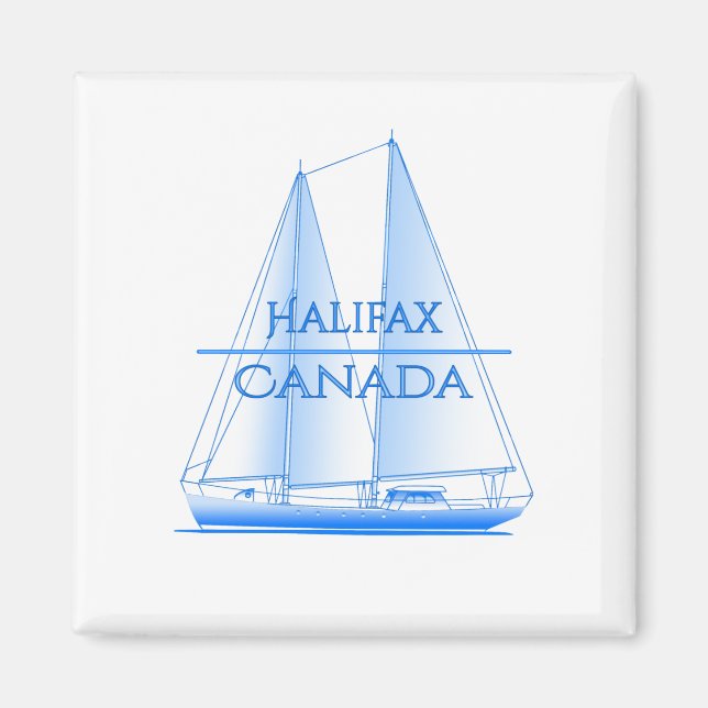 Halifax Nautical Sailing Sailor Magnet (Framsidan)