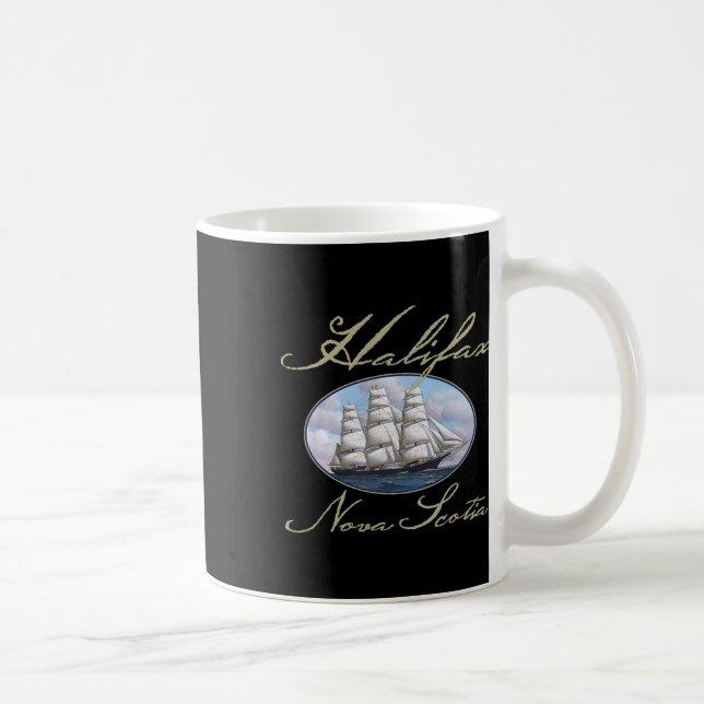 Halifax Nova Scotia Clipper Ship  Kaffemugg (Höger)