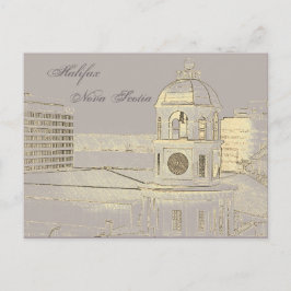 Halifax Nova Scotia Clock Torn vykort