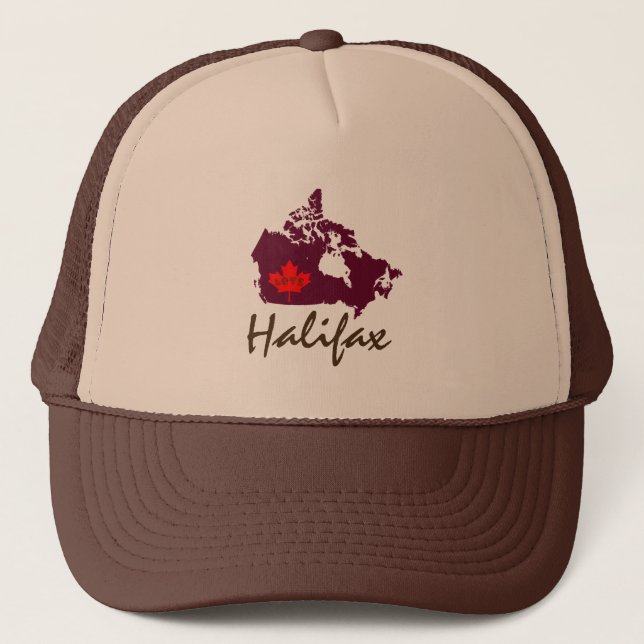Halifax Nova Scotia Customize Canada hat Keps (Framsida)
